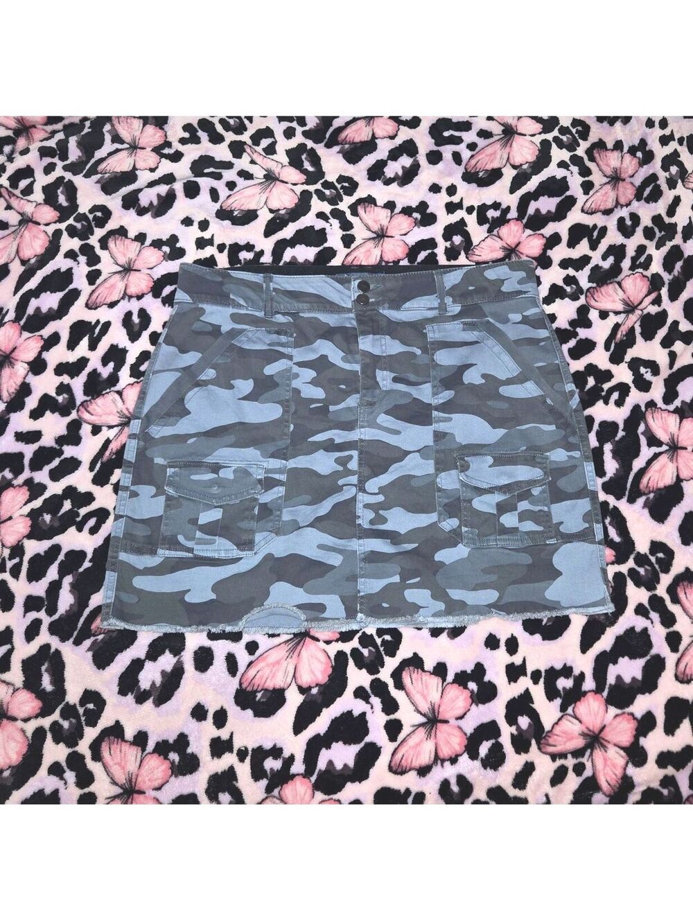 Democracy camo mini skirt 14